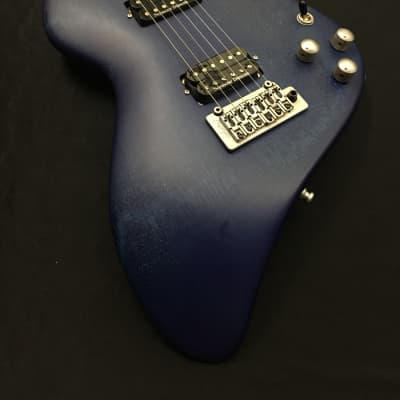 Andreas Shark Blue rare boutique guitar aluminum european custom coil split worldwide shippibg image 4