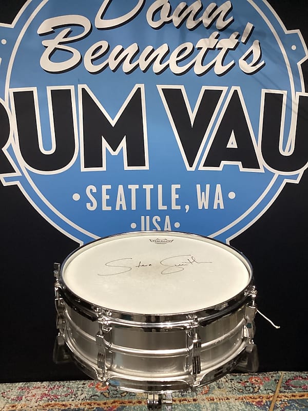 Steve Smith's Ludwig - 14"x5" Acrolite Snare Drum 1968. Authenticated! image 1