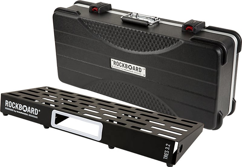 RockBoard TRES 3.2, 23.5" x 9.3" Pedalboard with Touring ABS Case image 1