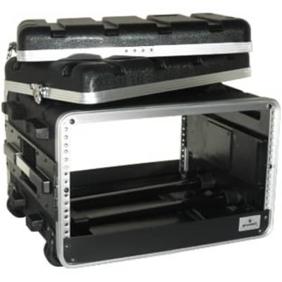 Grundorf Amp Rack Case with Wheels, ABS-R0616CB, 5-Space image 2