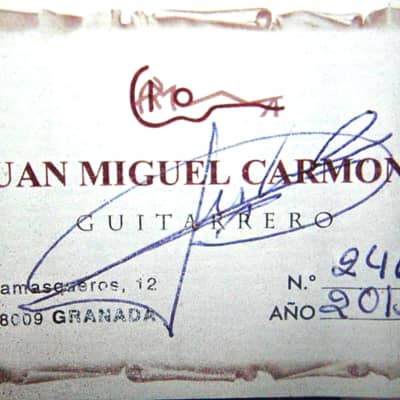 Carmona Habichuela  Flamenco Guitar #246 2015 Made In Granada image 2