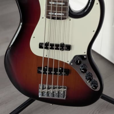 ベース Fender American Elite Jazz Bass V Fender American Elite Jazz Bass V Ebony Fingerboard Ocean