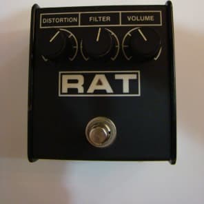 【★超目玉】 PEDAL RAT VINTAGE NICE CHIP MOTOROLA LM308N 2 RAT PROCO 1992 ギター