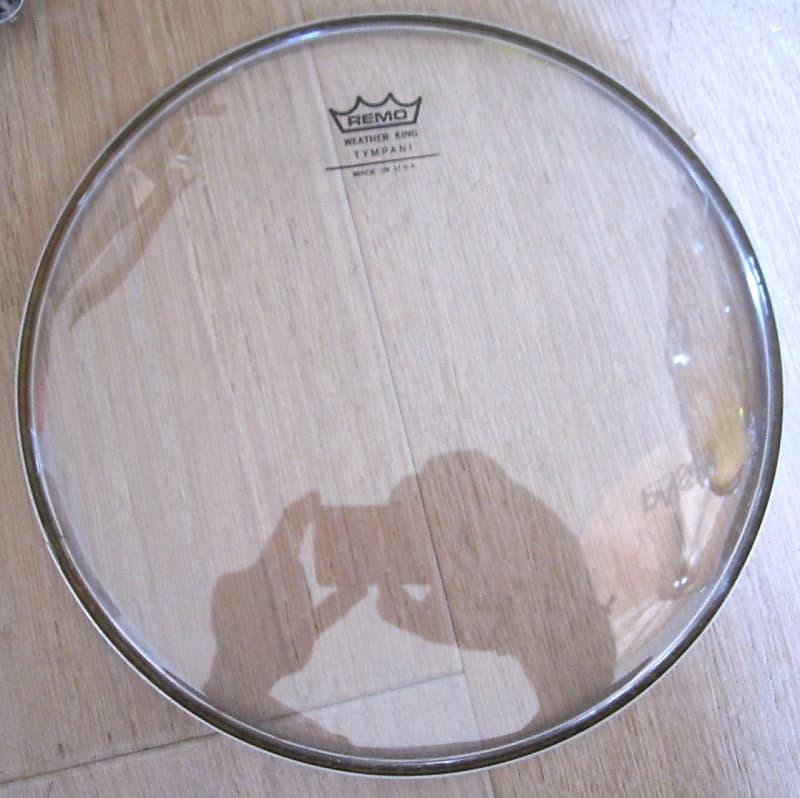 10" Remo Tympani Head, Clear - NOS image 1