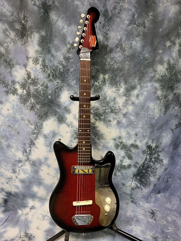 Vintage RARE 1966 Fujigen Royalist Japan Electric Guitar Gold Reverb