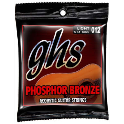 GHS Phosphor Bronze Acoustic Guitar Strings 12-54 image 2