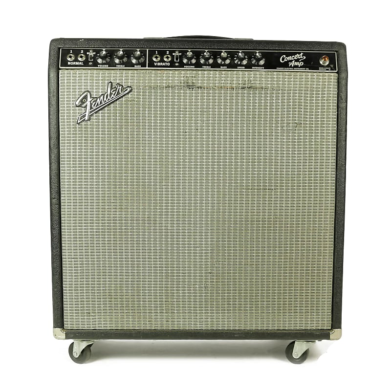 Fender Black Panel Concert 2-Channel 40-Watt 4x10" Guitar Combo 1963 - 1965 image 1