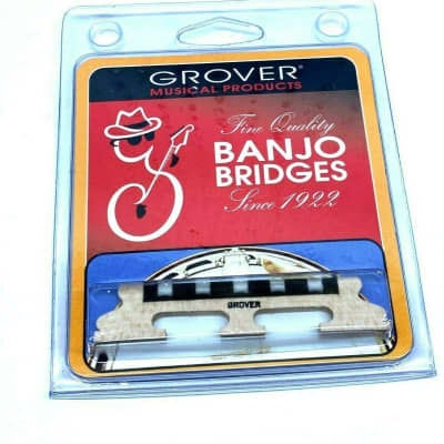 Grover Acousticraft™ 5-string Banjo Bridge 3-Legged 5/8" Tall Model # 96 image 1