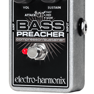 New Electro-Harmonix EHX Bass Preacher Bass Guitar Compressor Sustainer Pedal! image 1