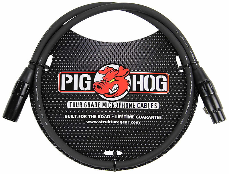 Pig Hog - PHM3 - High Performance 8mm XLR Microphone Cable - 3 ft. image 1