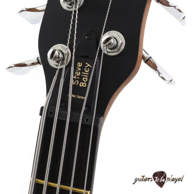 Warwick Rockbass Steve Bailey Artist Line 5-String Electric Bass – Black image 5