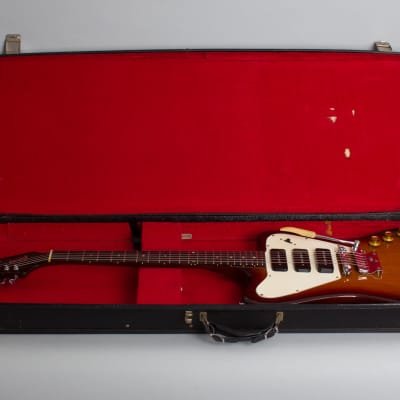 Gibson Firebird III Solid Body Electric Guitar (1966), ser. #551437, original black tolex hard shell case. image 10