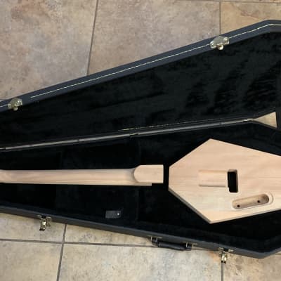 2019 unknown les Paul style coffin body guitar kit image 19