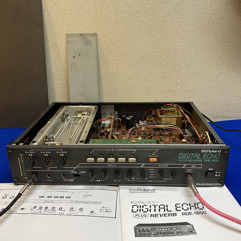 Rare Roland RSS RDE-1800 Digital echo with spring reverb