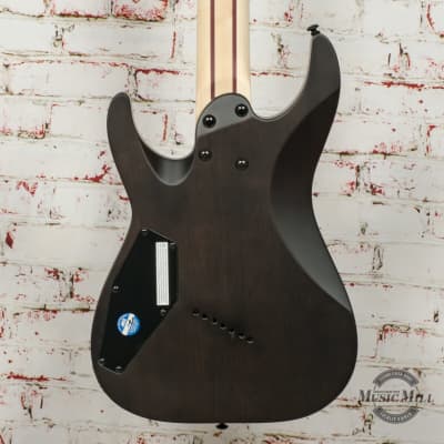 LTD by ESP M-1007 Multi-Scale - See Thru Black Satin Electric Guitar x0965 image 7