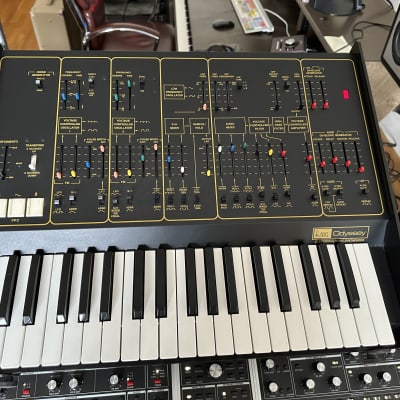 Korg ARP Odyssey Rev2 37-Slim Key Duophonic Analog Synthesizer 2015 - Present - Black/Gold