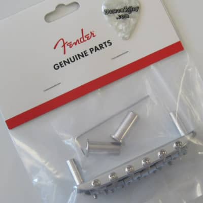 Fender Mustang Bridge with Height Adjustable Saddles and Posts 0081239049