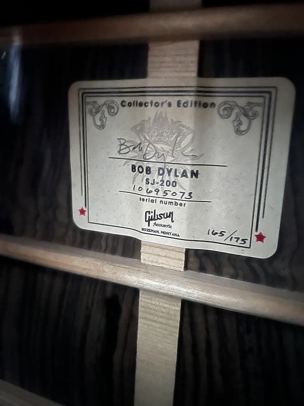 Gibson Bob Dylan SJ 200 Signature Collectors Edition 2015