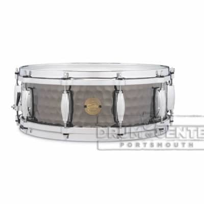 Gretsch Full Range Hammered Black Steel Snare Drum 14x5 image 3
