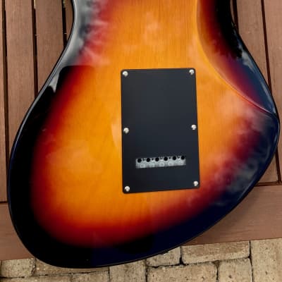 Aria Pro II Jet B'Tone 3 Tone Sunburst Baritone Electric | Reverb