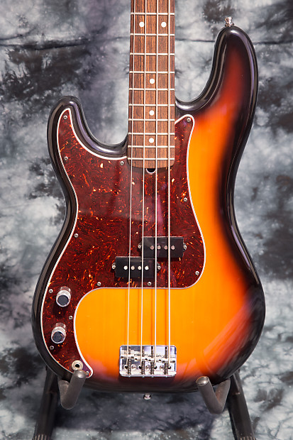 1996 Fender 50th Anniversary Precision Bass 3 Tone Sunburst Left Handed Lefty image 1