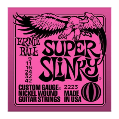 Ernie Ball Super Slinky 2223 Muta Per Chitarra Elettrica 09 42 for sale