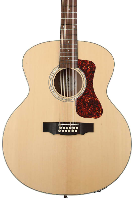 Guild F-2512E Maple  12-String Acoustic-Electric Guitar - Blonde image 1