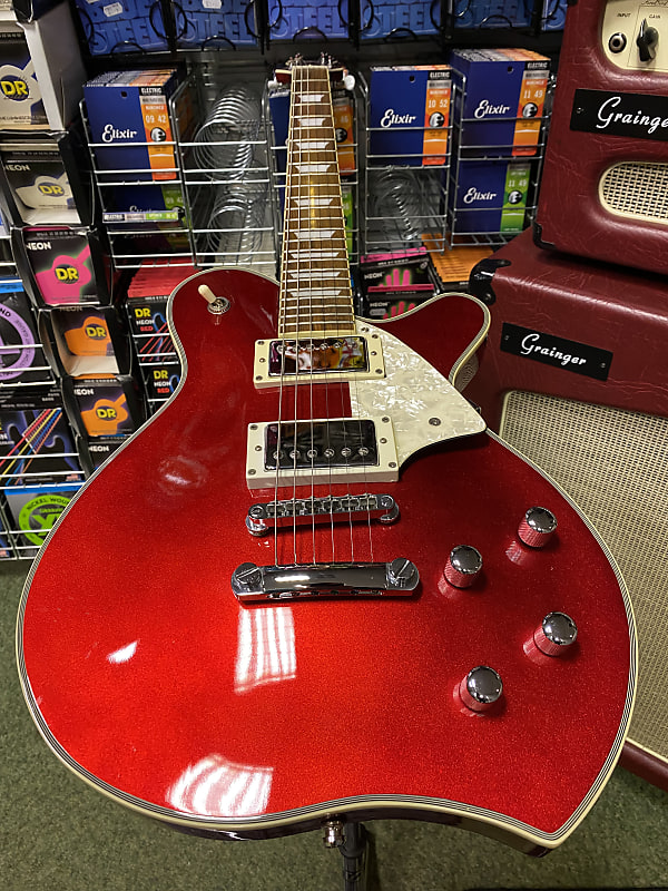 Aria Pro II M650 in red sparkle finish with case - Made in Korea