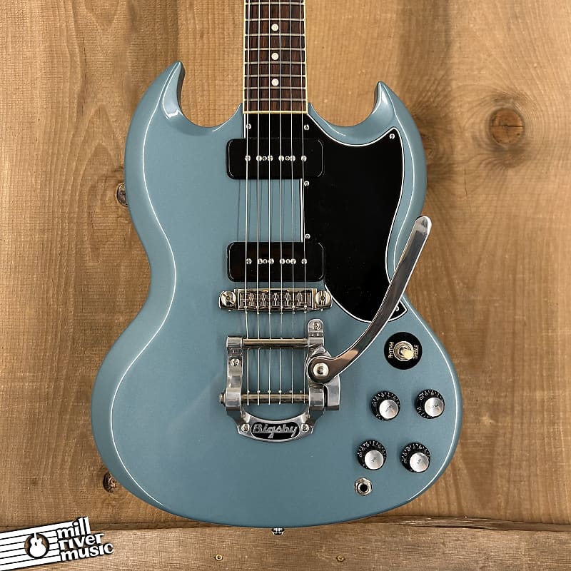 Gibson SG Special Pelham Blue Parts Guitar 2020, Mojotone P90s, Bigsby w/ Gibson Gig Bag