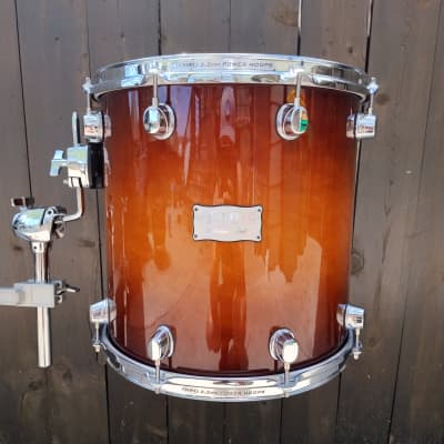 Mapex Saturn Series 14x14 Floor Tom Tobacco Burst | Reverb