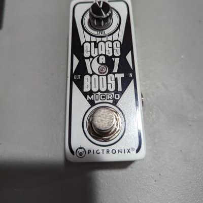 Pigtronix Class A Boost Micro 2018 - White / Black for sale