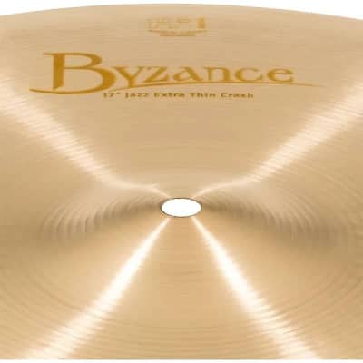 Meinl Byzance Jazz B17JETC 17" Extra Thin Crash Cymbal (w/ Video Demo) image 4