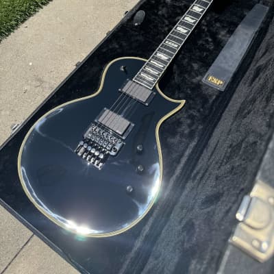 ESP Standard Eclipse-II – Black Gloss with Floyd Rose | Reverb