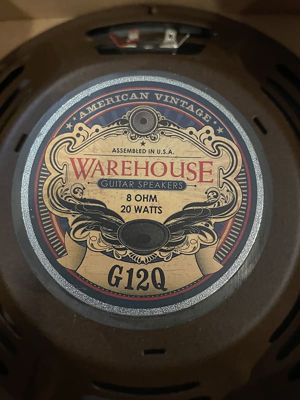 WGS Warehouse Guitar Speakers G12Q 8 ohm 20 watt American Reverb