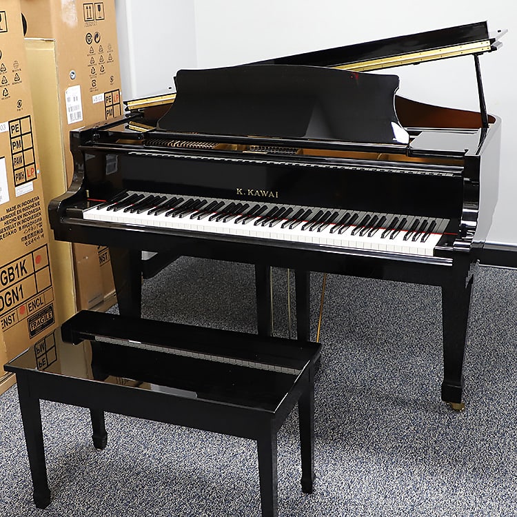 Kawai 5'5" RX-1 Polished Ebony Baby Grand Piano Mfg 2005 in Japan * Free 1st floor Delivery in NJ! image 1