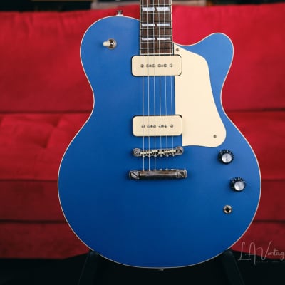 Josh Williams Stella Jr. Electric Guitar #276 - Lightly Relic'd Pelham Blue Finish with  Lollar P90 Soapbar Pickups! image 2