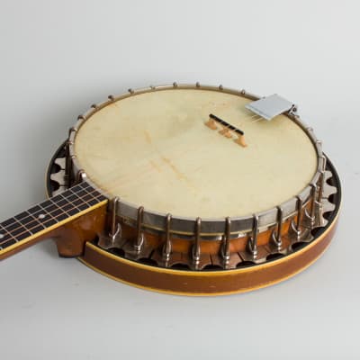 Vega  Little Wonder Special Tenor Banjo (1931), ser. #96029, original black hard shell case. image 7