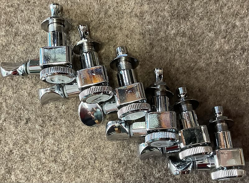 Fender Locking Stratocaster / Telecaster Tuners with Vintage Buttons image 1