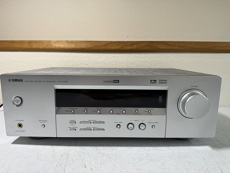 Yamaha HTR-5930 Receiver HiFi Stereo 5.1 Channel Home Theater Audio Radio AVR  			