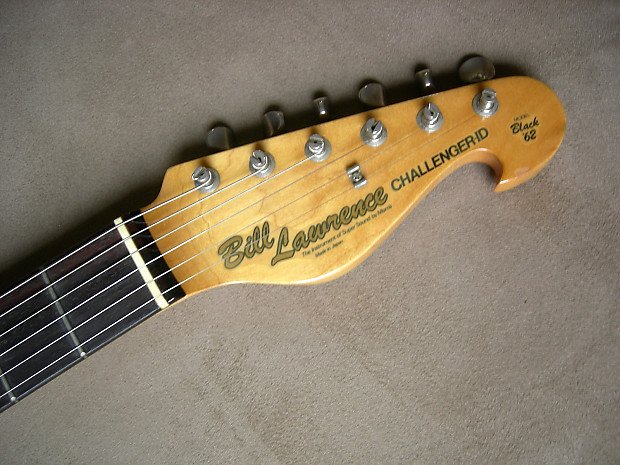 Bill Lawrence Strat Challenger ID Black 62 1985 Trans Cherry