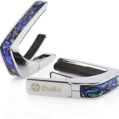 Thalia Capo 24k Gold Finish with Blue Abalone Inlay | Reverb