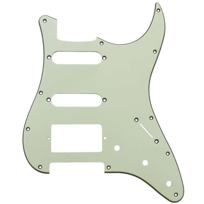 NEW 3-Ply Pickguard for Stratocaster/Strat® HSS 11-Holes - MINT GREEN