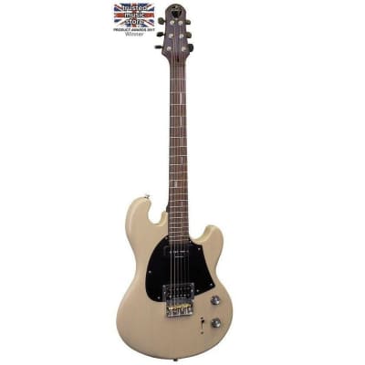 Shergold Masquerader SM01 Thru-Dirty Blonde P90 + Humbucker Electric Guitar for sale