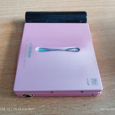 Victor XM PX 70 2000 - Victor Walkman Portable Mini Disc Player XM PX 70 pink Working video test image 3