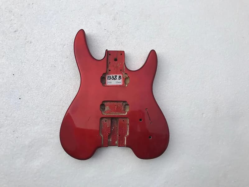 Metallic Red HH Guitar Custom DIY Project Body Reverb
