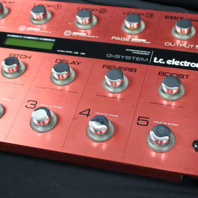 TC Electronic G-System Limited - Special Edition Red | Reverb