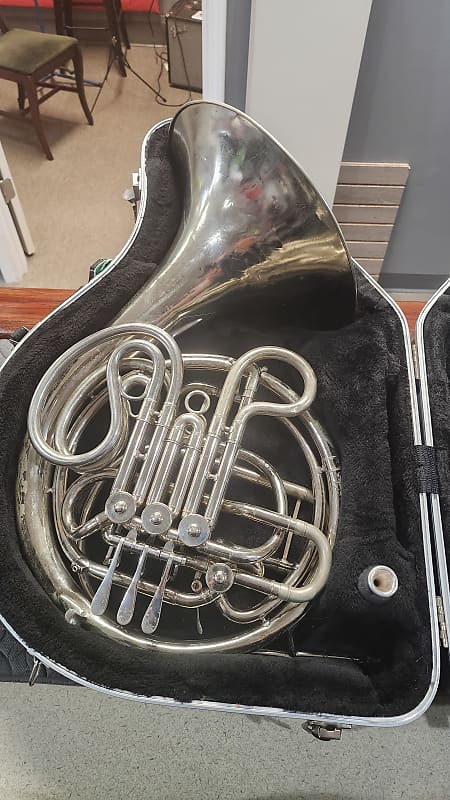 Conn Double French Horn 8D 1963 - Silver | Reverb