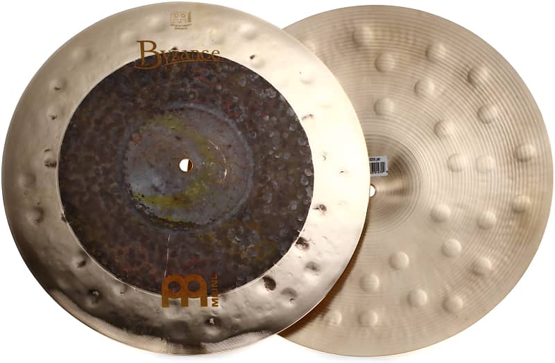 Meinl Cymbals 15 inch Byzance Dual Hi-hat Cymbals (2-pack) Bundle | Reverb