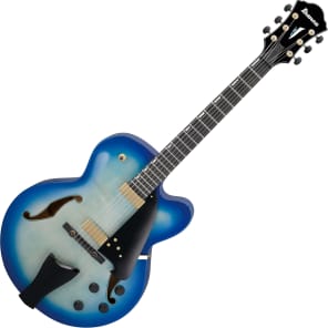 Ibanez AFC155-JBB Contemporary Archtop Series Dual-Pickup Hollowbody Electric Guitar Jet Blue Burst