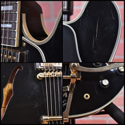 Gibson Memphis Limited Edition ES-355 Black Beauty 2019 Ebony W/OHSC/COA image 14